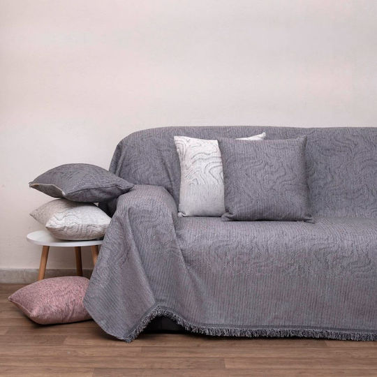 Viopros Throw Pillow Gray 32x52cm Viopros Throw Pillow Gray 32x52cm