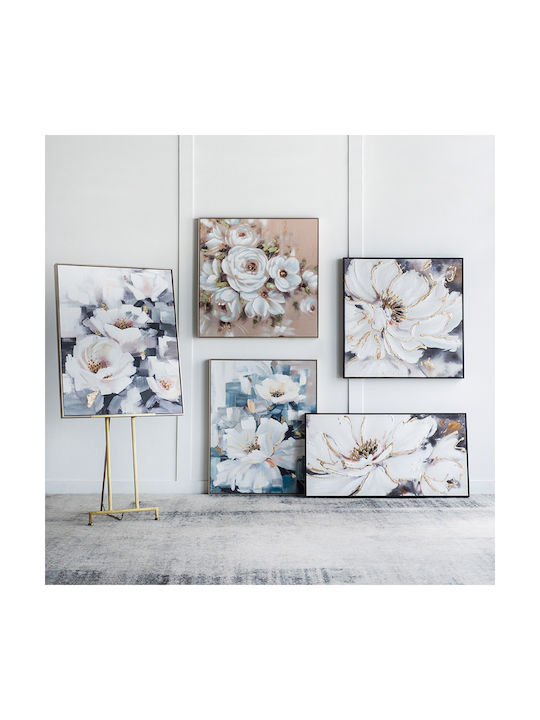 Artekko Glitter Multicolored Mdf Canvas Painting Frame 82x5.2x102 Cm 82cm X 5.2cm X 102cm