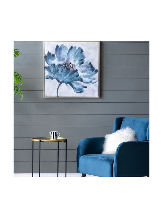 Artekko Glitter Multicolored MDF Canvas Painting Frame 75x3.5x75 Cm 75cm X 3.5cm X 75cm