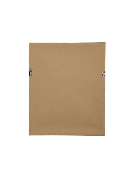 Artekko Glitter Πολύχρωμος Mdf Πίνακας Καμβά 43.6x53.6x3 Cm 43.6cm X 53.6cm X 3cm