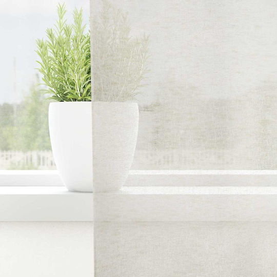 vidaXL Set Vorhänge mit Bleistiftfalten Beige 140x225cm