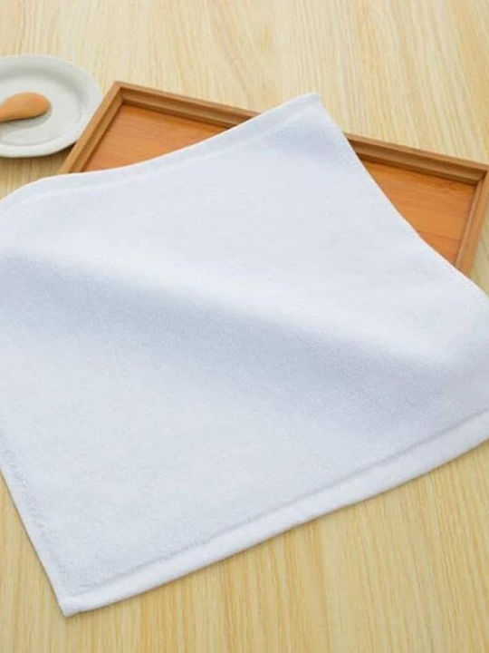 Hand Towel 30×30 White 450g 100% Combed Cotton 809 Astron Italy