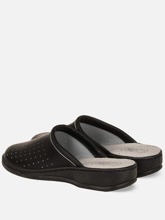Max Relax Herren Anatomisch Clogs Schwarz