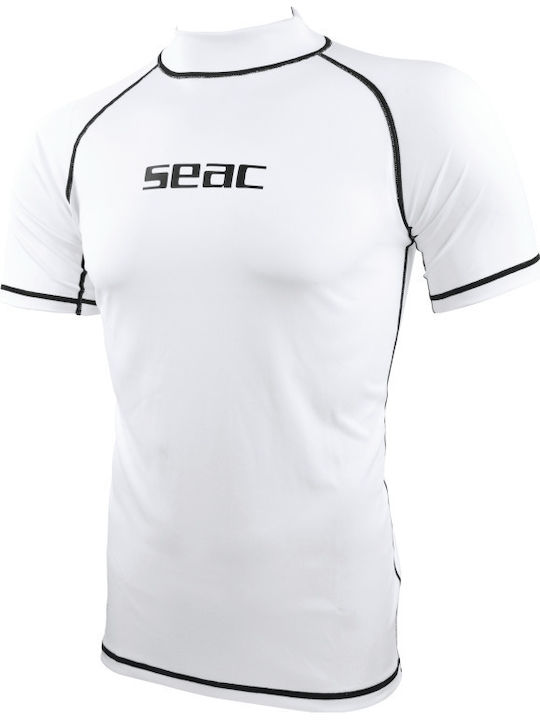 Seac T-Sun UPF 50+ Men Short Sleeve Sun Protection Shirt White