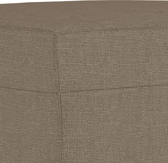 vidaXL Stoff-Taboure Mit Stoffbezug Taupe 100x35x41cm