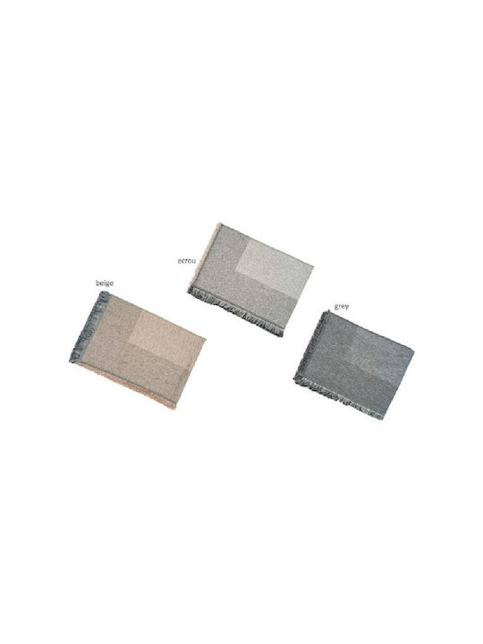 Kipper Louma Sofa Throw 2 Seater 170x250cm Ecrou