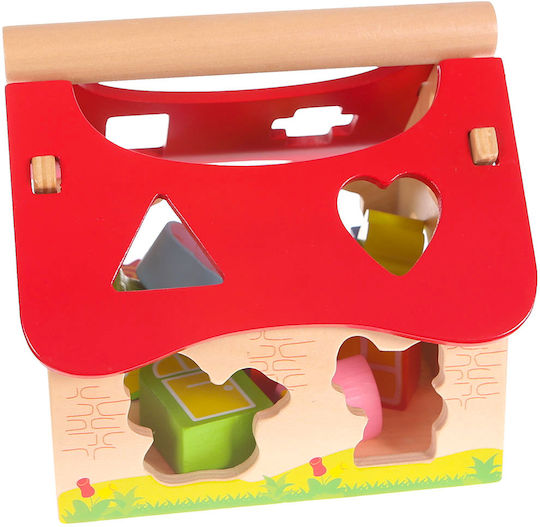 Smartic Formensortierspiel aus Holz für 12++ Monate (Verschiedene Designs/Sortimente von Designs) 1 Stk