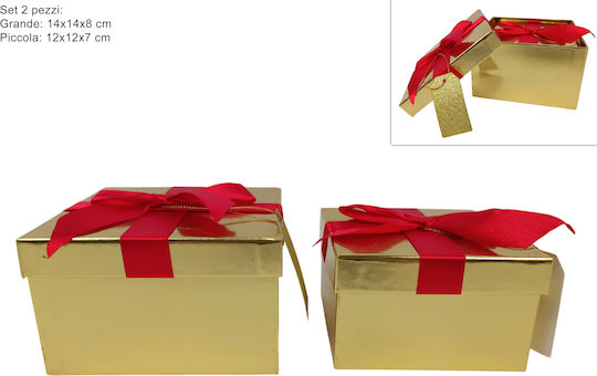 Due Esse Gold Box 2 Pieces
