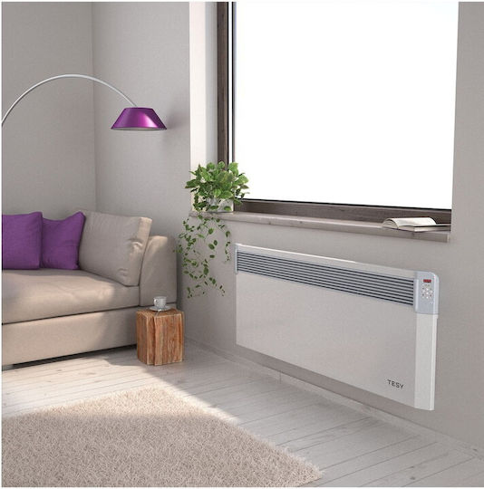 Tesy CN04 250 EIS W ConvEco Konvektorheizung Wand 2500W 106x45cm Weiß