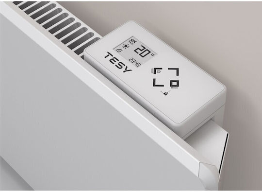 Tesy CN 06 060 EA CLOUD AS W Θερμοπομπός Τοίχου 600W με Ηλεκτρονικό Θερμοστάτη Λευκός