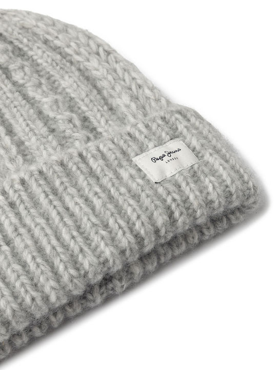 Kids Beanie Knitted Gray