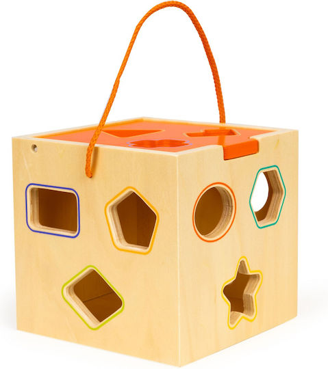Smartic Shape Sorting Toy made of Wood for 18++ Months (Various Designs/Assortments of Designs) 1pc