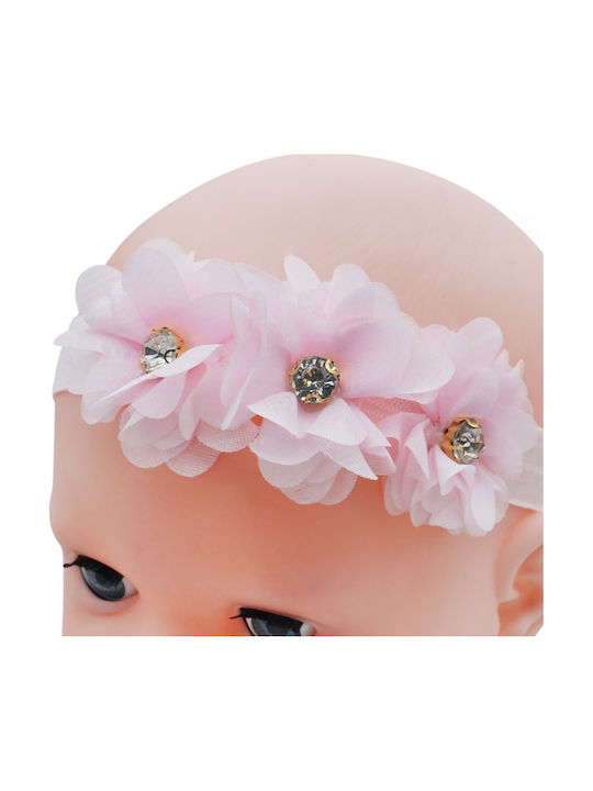 Defne Baby Kinder Haarband in Rosa Farbe
