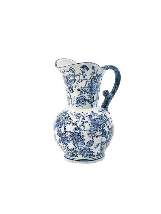 Artekko Decorative Vase Melania Blue 24x16.5x31cm
