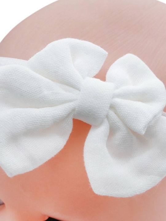 Defne Baby Kinder Haarband in Weißer Farbe