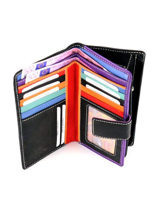 Small Leather Women's Wallet Classic Black