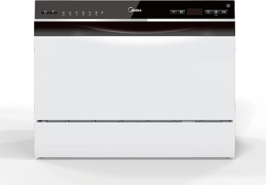 Midea Tischgeschirrspüler mit Wi-Fi für 6 Gedecke B55xH43.8cm Weiß