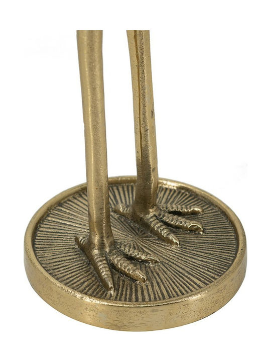 Artekko Kerzenhalter Metall in Gold Farbe 20x45x13cm 1Stück