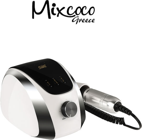 Mixcoco SML M13 Nail Drill Power 35W White with 35000 Rotations per Minute