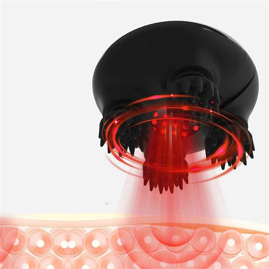 Yesido Handheld Head Massager Mg04 4 Gear Head Scratcher Electrical Muscle Stimulation 1200mAh 3200rpm Black