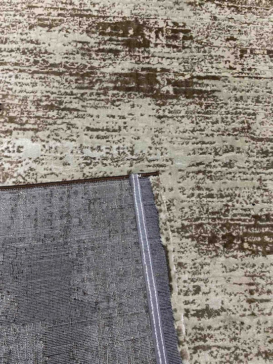 Teppich Rechteckig Synthetisch,Polyester/Cotton/Leather Brown