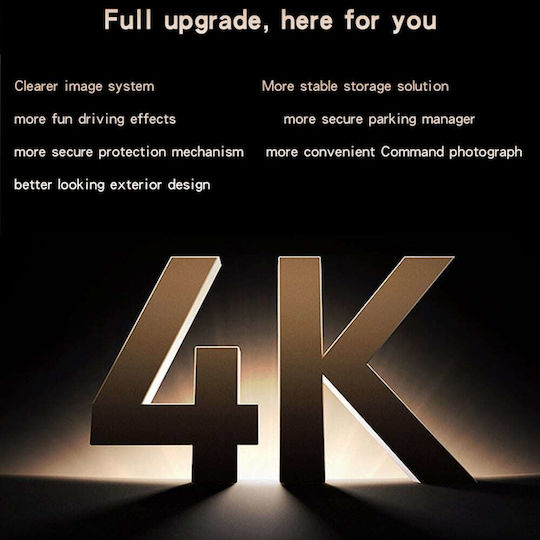 Yesido Set Cameră DVR Auto 4K Cu Ecran 2" GPS Și Cameră Video Pentru Marșarier