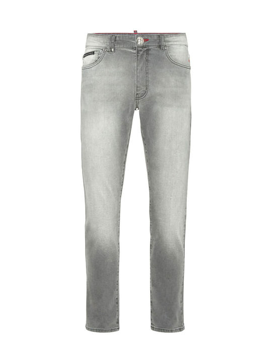 Men's Jeans Pants with Skinny Fit Grey