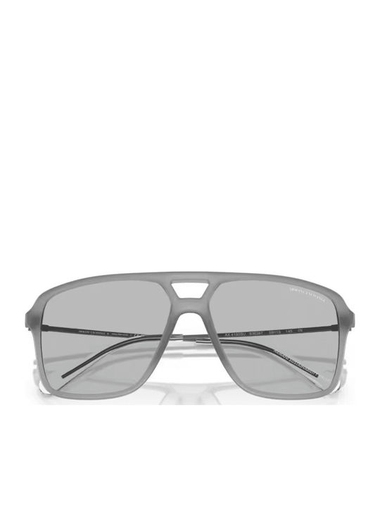 Armani Exchange Men's Sunglasses with Gray Frame and Gray Lens AX4150SU 836387
