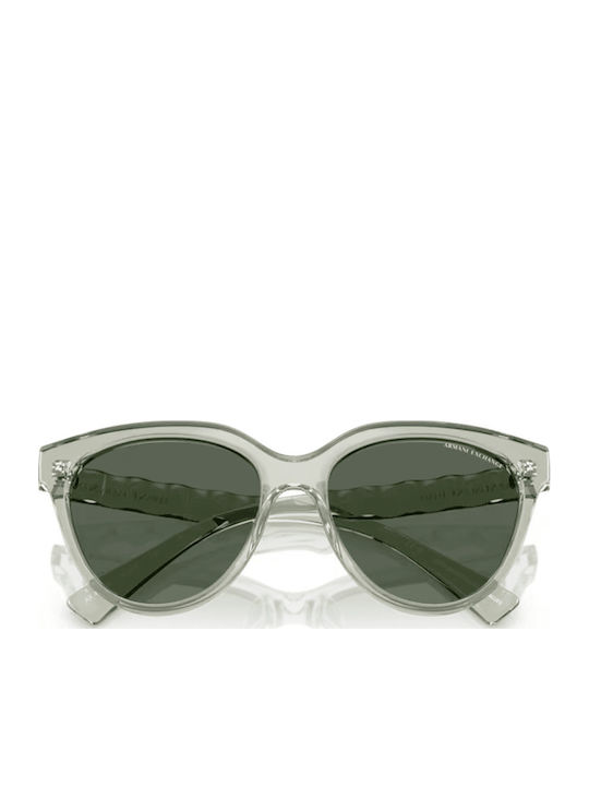 Armani Exchange Γυναικεία Γυαλιά Ηλίου με Πράσινο Κοκκάλινο Σκελετό και Πράσινο Φακό AX4148SU 836071