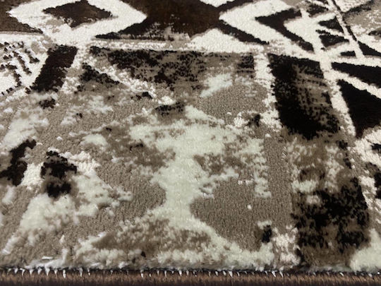Rug Rectangular Brown