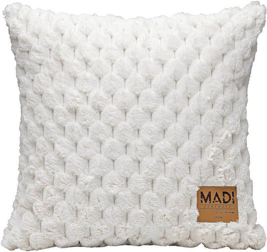 Madi Μαξιλαροθήκη Maisony White 45x45εκ. Madi Μαξιλαροθήκη Maisony White 45x45εκ.
