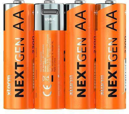 Xtorm Επαναφορτιζόμενες Μπαταρίες AA Li-ion 2200mAh 5V 4τμχ