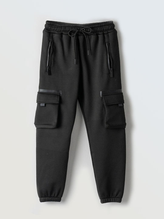 Kids' Cargo Pants Black