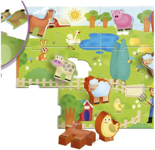 Puzzle pentru Copii pentru 1+ Ani 18buc Lisciani Giochi