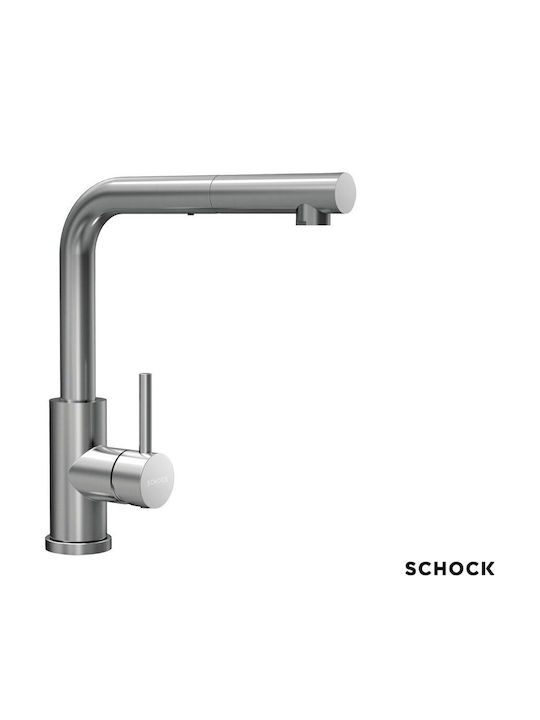 Schock Μπαταρία Κουζίνας Πάγκου Inox Ασημί Schock Μπαταρία Κουζίνας Πάγκου Inox Ασημί