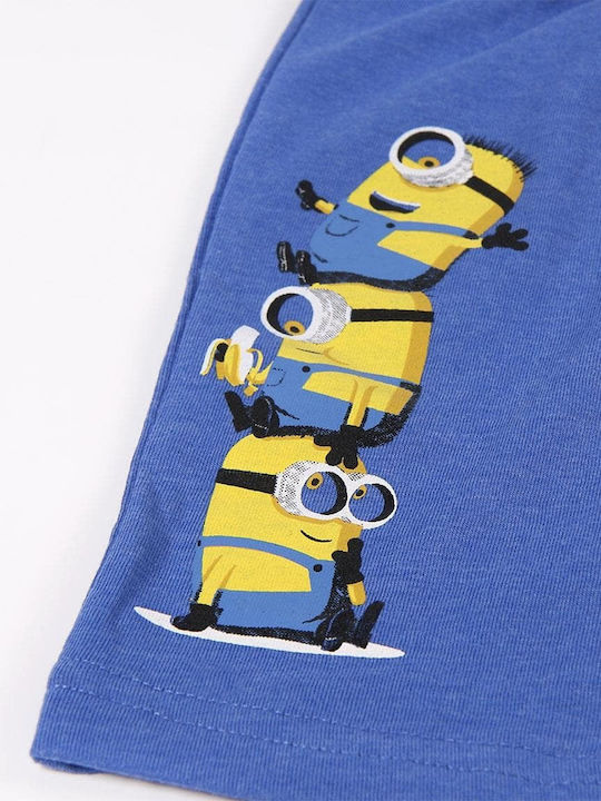 Minions Pijama pentru copii Din bumbac White / Blue