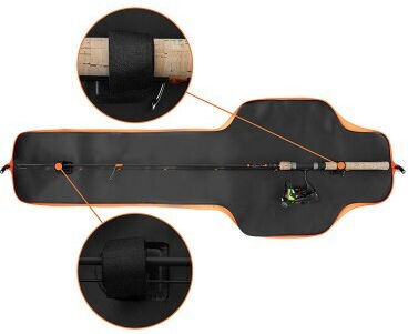 Delphin Spincase Husă Genți de Pescuit Eva Pentru Lansete 115 Cm Un Compartiment