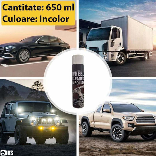 Spray Curățare / Lustruire / Protecție pentru Jante Auto 650ml