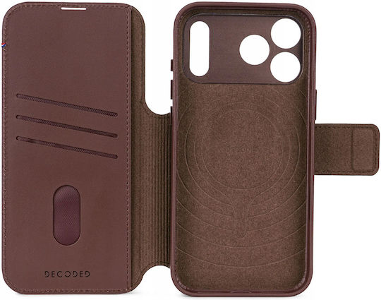 Decoded Detachable Wallet Μεταλλικό 1.2mm Καφέ (iPhone 17 Pro)