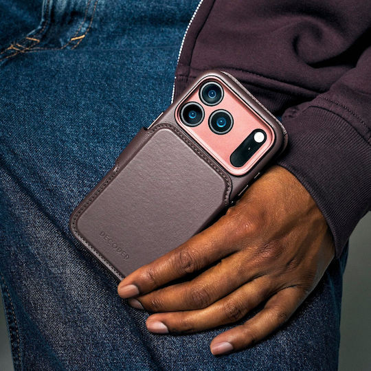 Decoded Detachable Wallet Μεταλλικό 1.2mm Καφέ (iPhone 17 Pro)