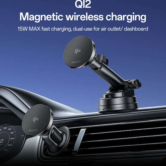 Yesido Car Mobile Mount with Magnet Black