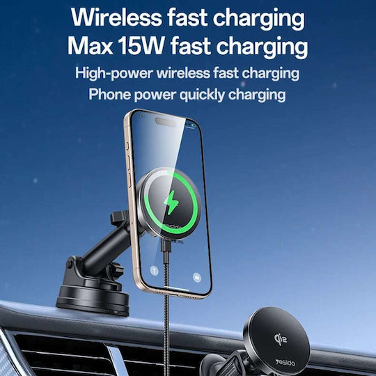 Yesido Car Mobile Mount with Magnet Black