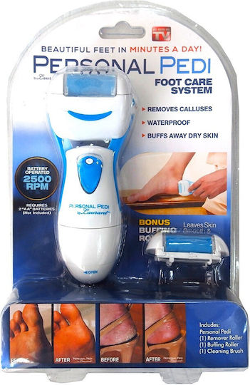 Electric Foot File Blue 3x6x14cm Code 35-950-0622