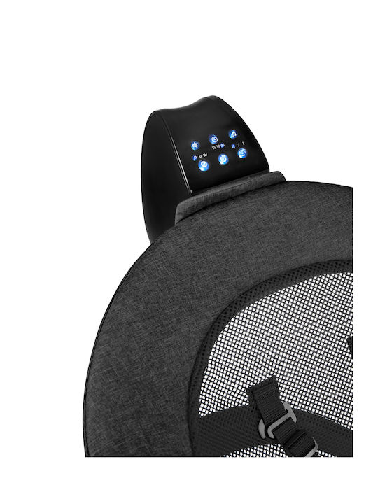 Kikka Boo Electric Baby Relax Zazu with Music Black for Child up to 9kg