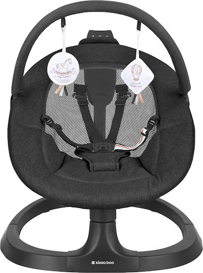 Kikka Boo Elektrisch Baby Relax Zazu mit Musik Schwarz für Kind bis 9kg