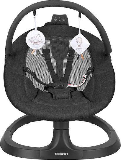 Kikka Boo Elektrisch Baby Relax Zazu mit Musik Schwarz für Kind bis 9kg