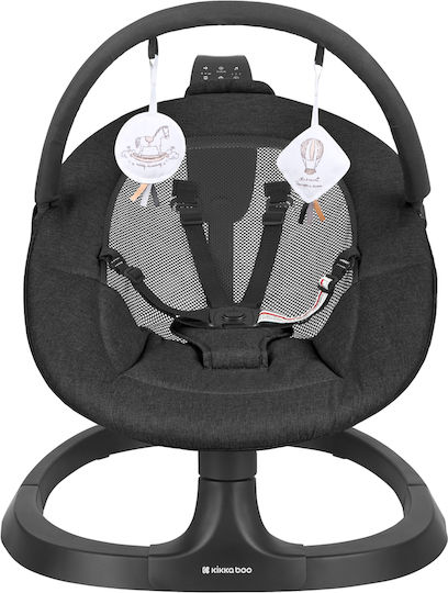 Kikka Boo Elektrisch Baby Relax Zazu mit Musik Schwarz für Kind bis 9kg