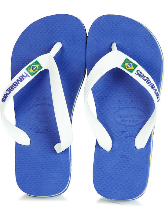 Kids' Sandals Blue Brasil Logo