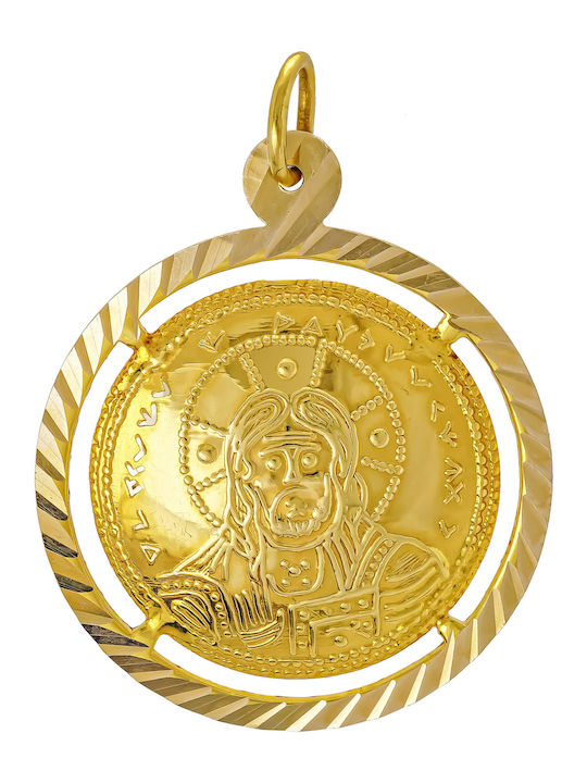 Kiriakos Gofas Μενταγιόν Κωνσταντινάτο Χρυσό 14K