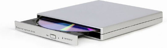 Gembird External CD/DVD/CD Recorder for Desktop / Laptop Silver